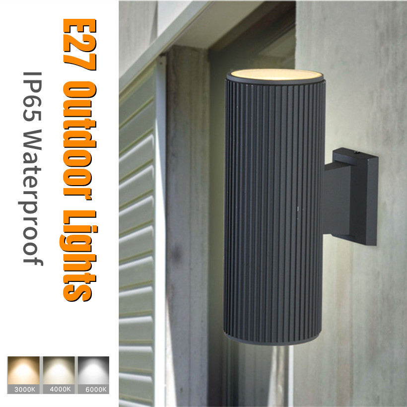 Outdoor Yard Lighting Fixtures - E27 Waterproof Garden Lighting Outdoor Wall