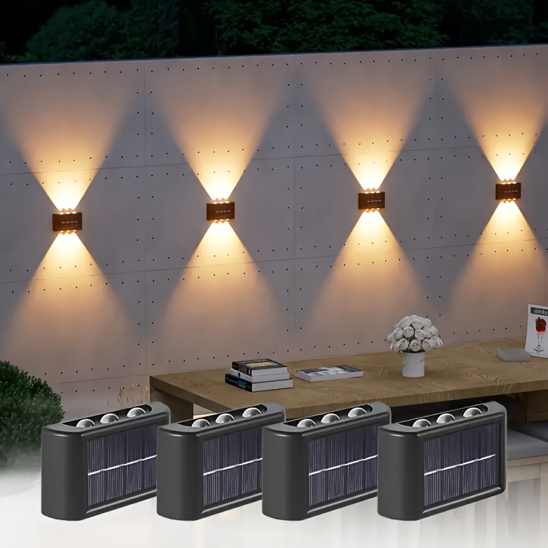 Outdoor Lighting On Fence - LED Solar Light Outdoor Waterproof Solar