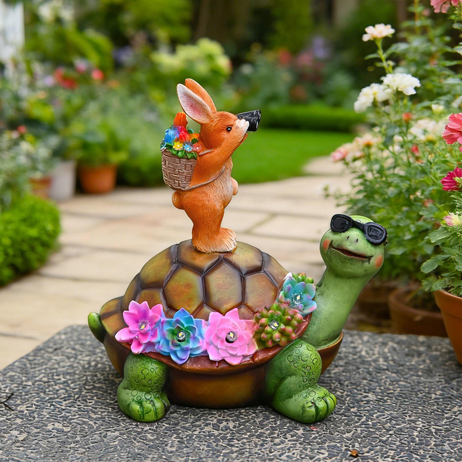 Outdoor Lighting Pathway - NEW Outdoor Figurine Lights Bunny Turtle