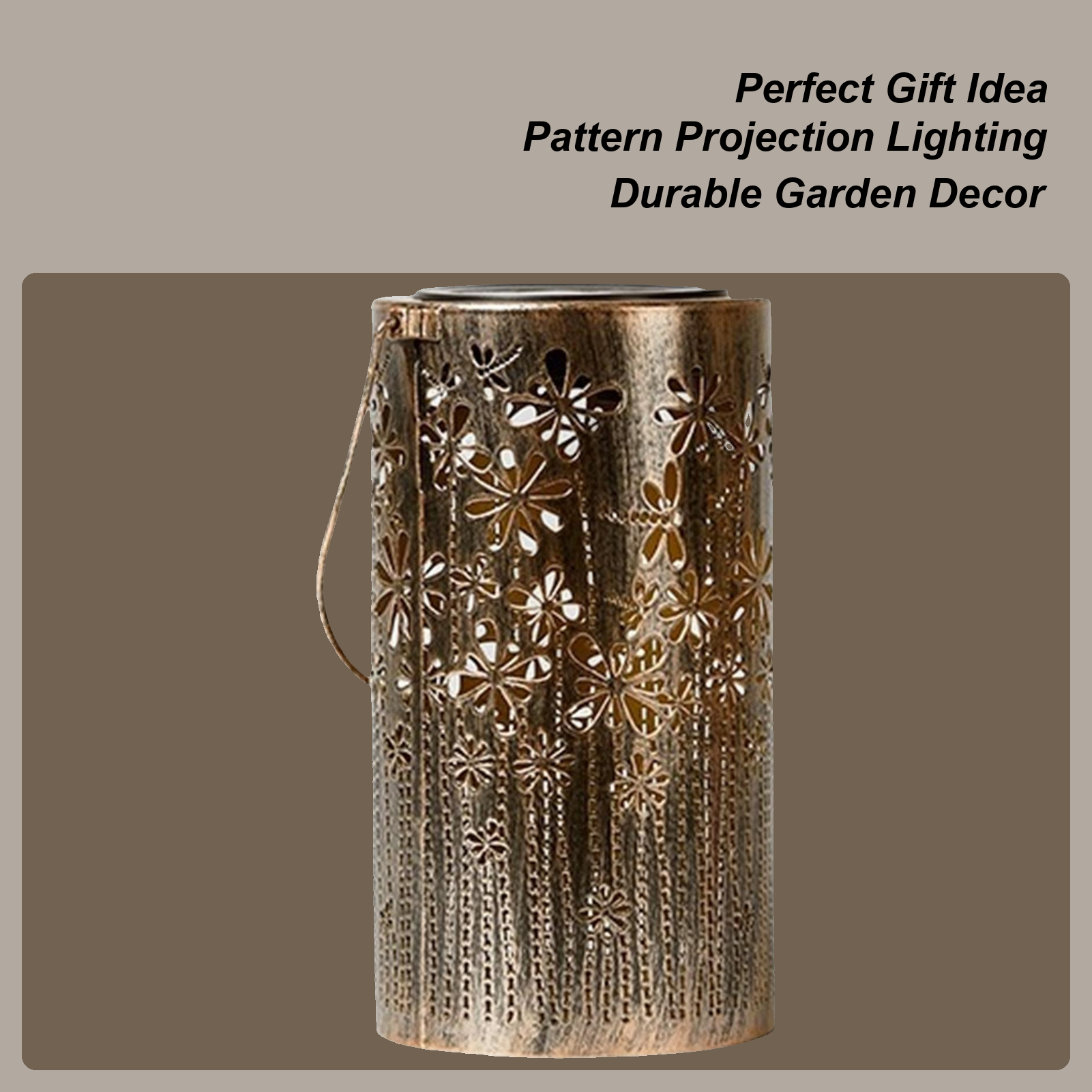 Outdoor Lighting Pathway - Solar Lanterns Decorative Colorful Metal Flower