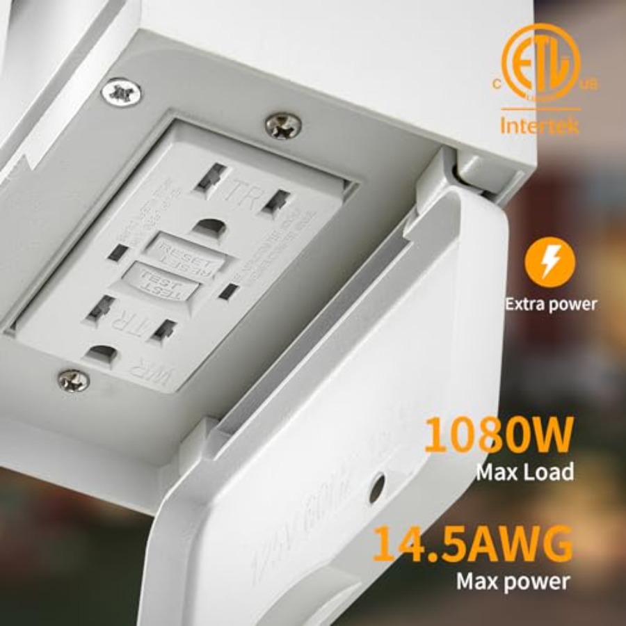 Porch Lights with GFCI Outlet, - Outdoor Lighting No Outlet reseña y precio