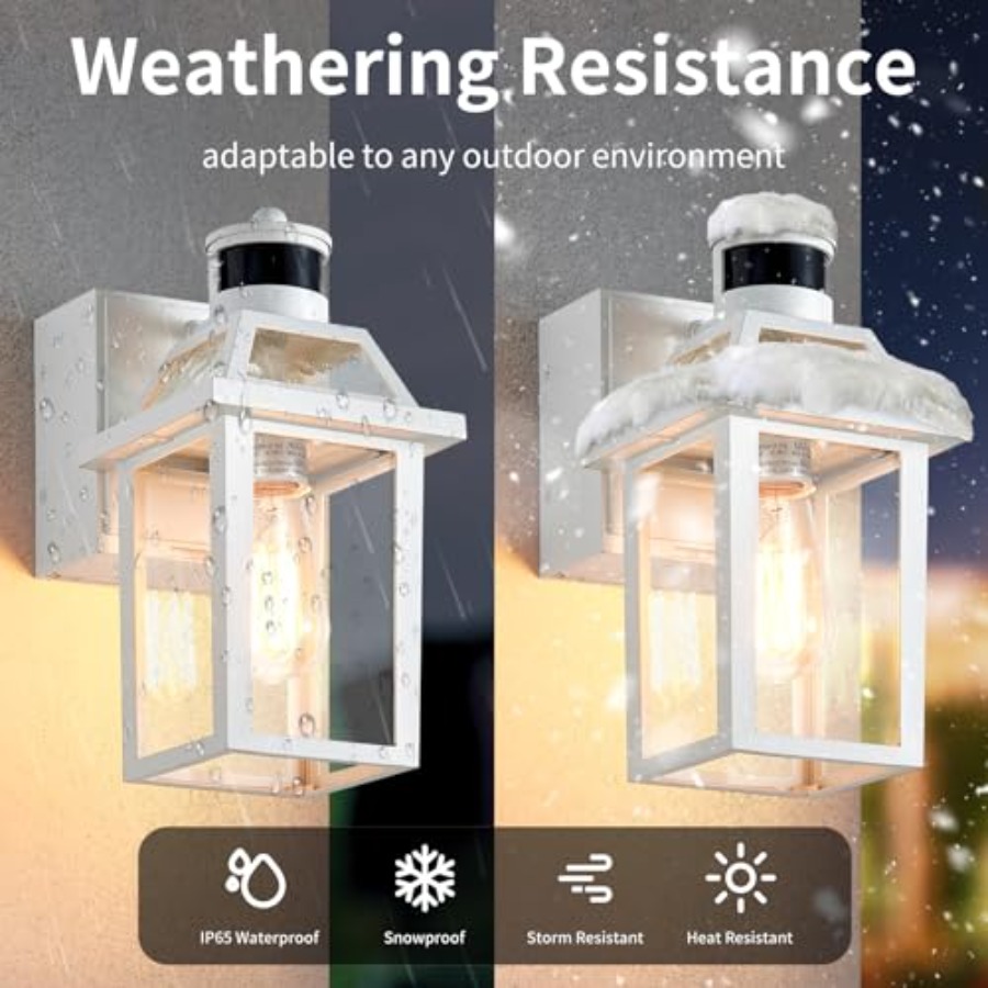 Porch Lights with GFCI Outlet, - Outdoor Lighting No Outlet reseña y precio