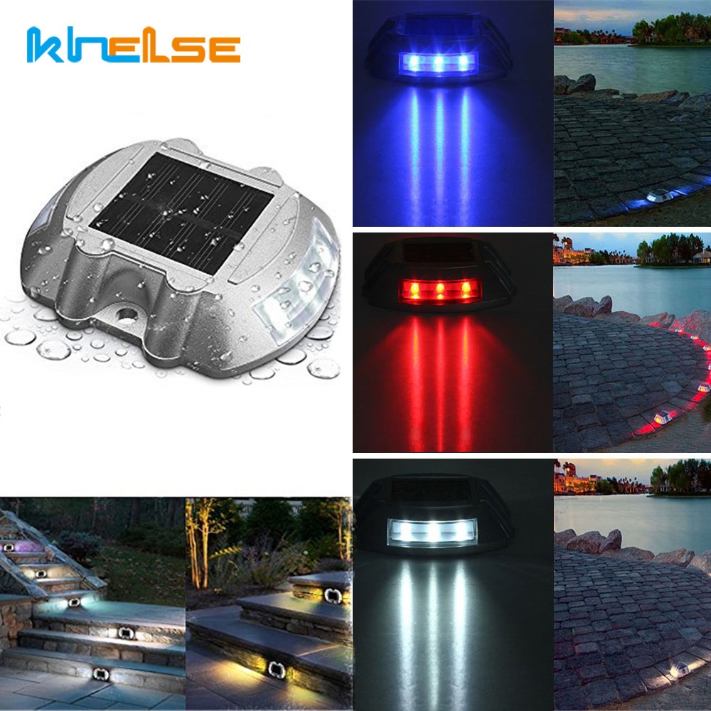 Solar Power LED Deck Light Pat - Outdoor Yard Lighting Fixtures reseña y precio