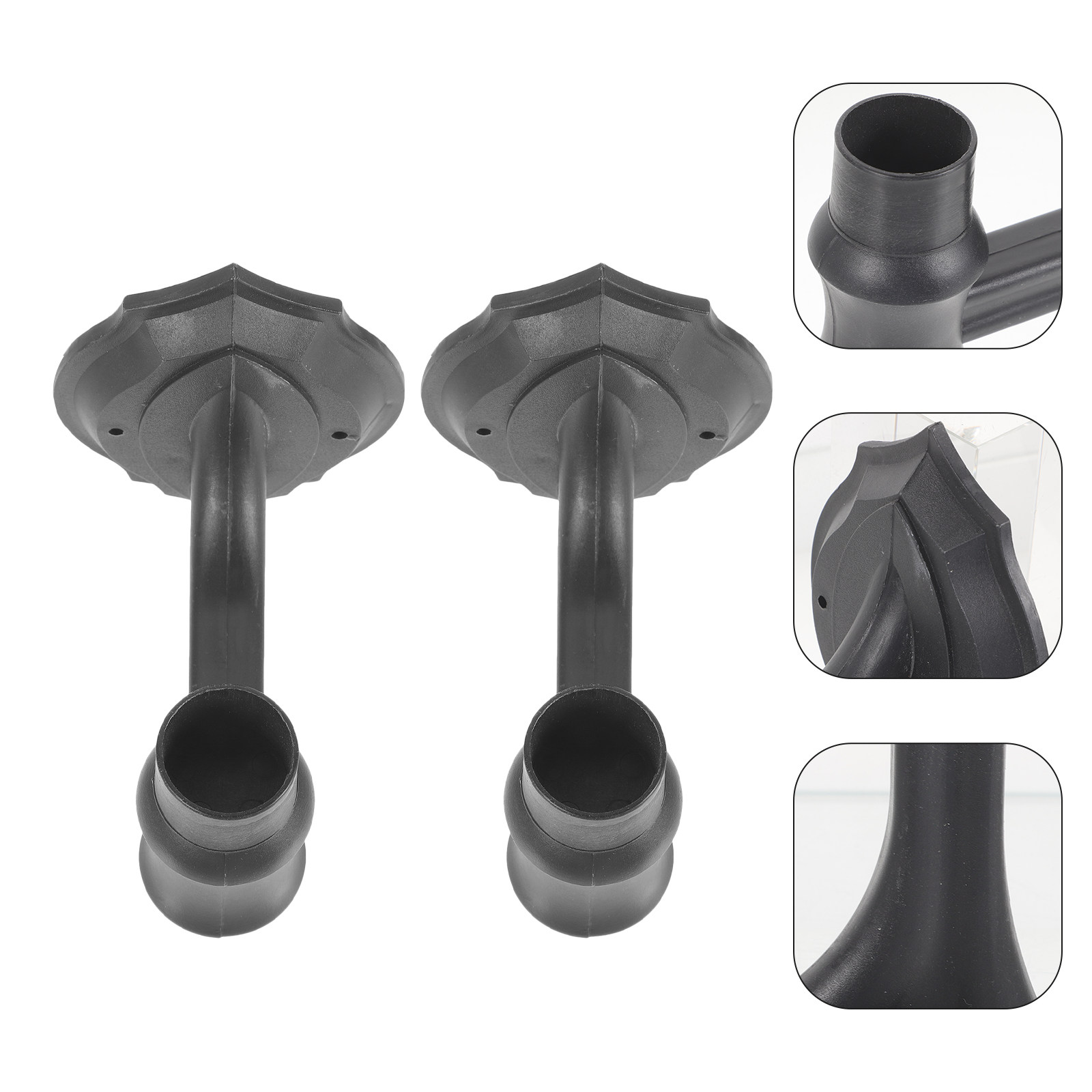 2Pcs Plastic Wall Light Holder - Outdoor Yard Lighting Fixtures reseña y precio