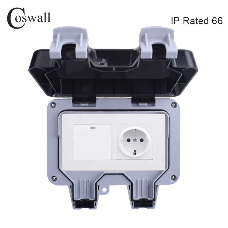 Coswall IP66 Weatherproof Wate - Outdoor Lighting No Outlet reseña y precio