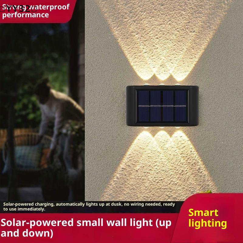 4-10 LED Solar Lamp Outdoor Wa - Outdoor Lighting Up And Down reseña y precio
