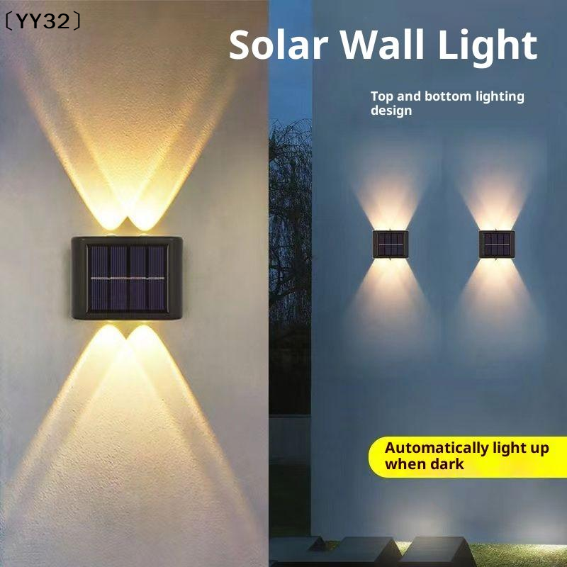 4-10 LED Solar Lamp Outdoor Wa - Outdoor Lighting Up And Down reseña y precio