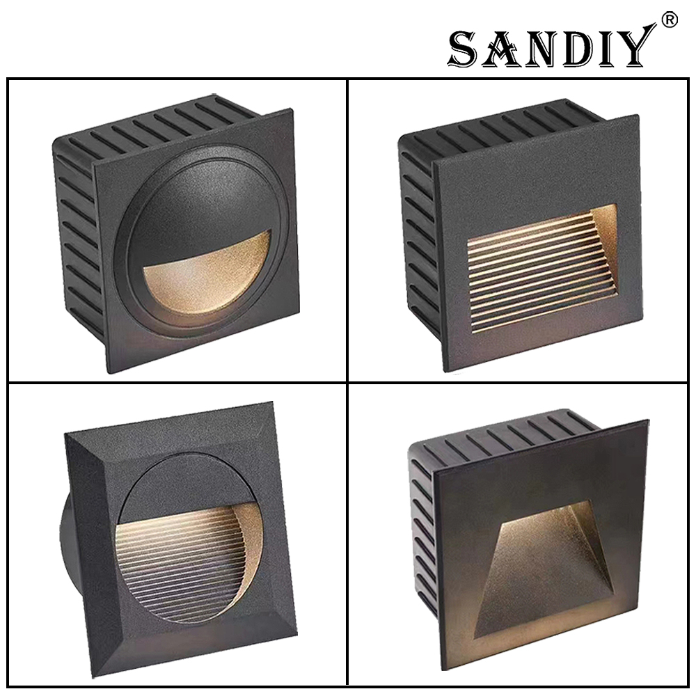 SANDIY Recessed Outdoor Wall S - Outdoor Lighting Up And Down reseña y precio
