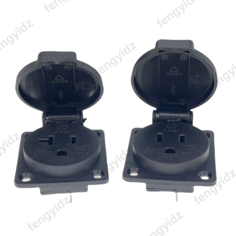 Black 125V 15A 20A IP44 CE Ame - Outdoor Lighting No Outlet reseña y precio