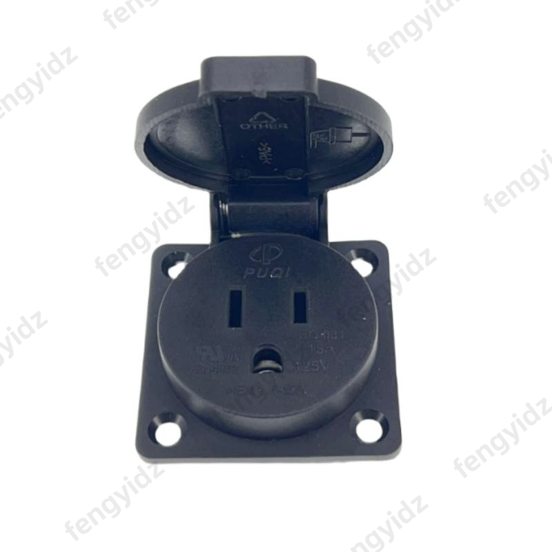 Black 125V 15A 20A IP44 CE Ame - Outdoor Lighting No Outlet reseña y precio