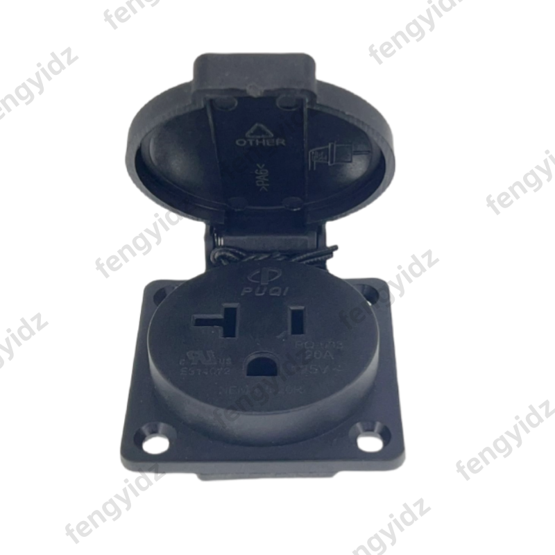 Black 125V 15A 20A IP44 CE Ame - Outdoor Lighting No Outlet reseña y precio