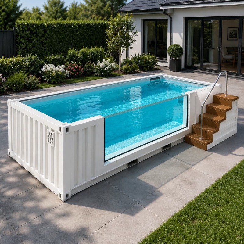 Container Pool Shipping Contai - Outdoor Lighting No Outlet reseña y precio