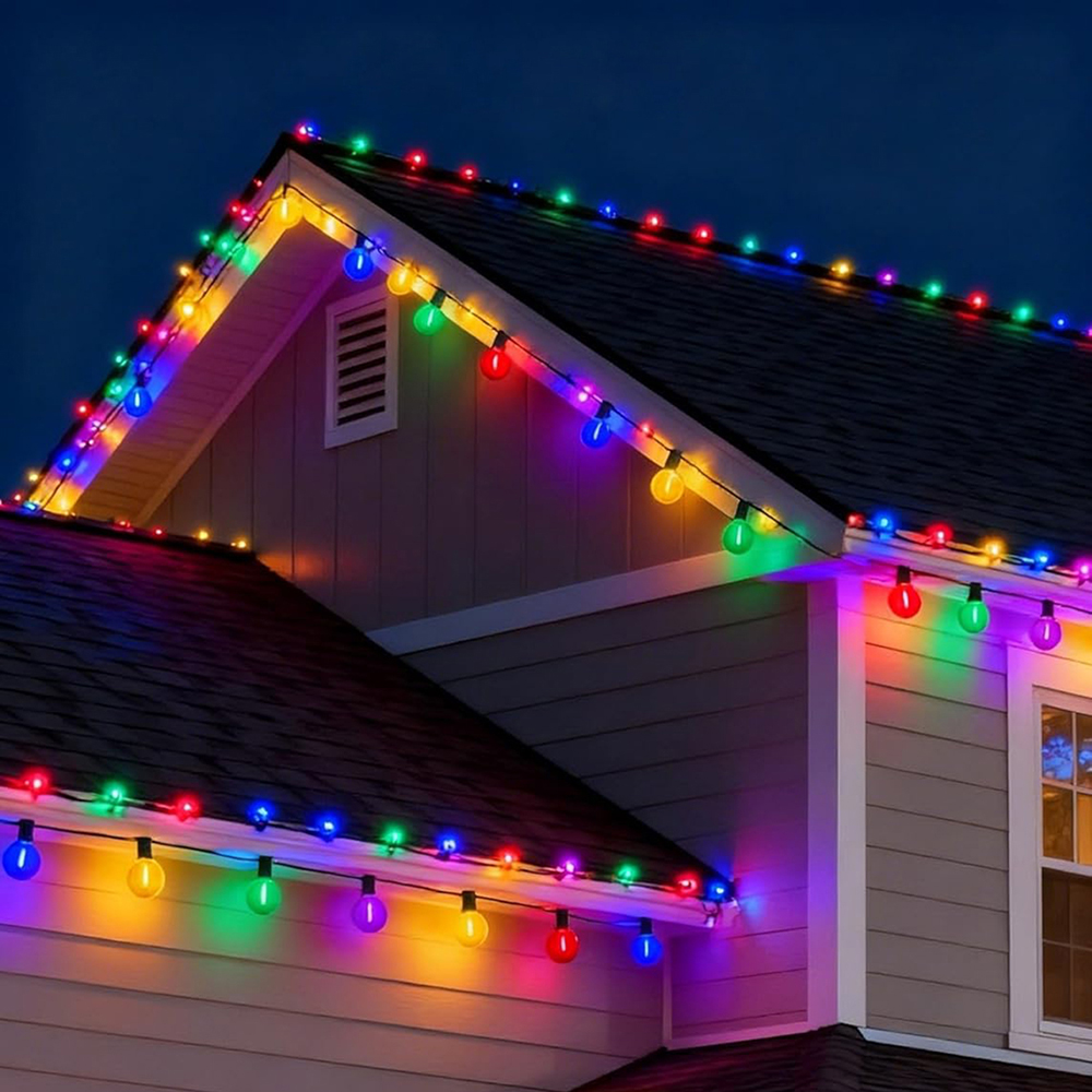 26M Festoon G40 LED Globe Mult - Outdoor Lighting On Fence reseña y precio