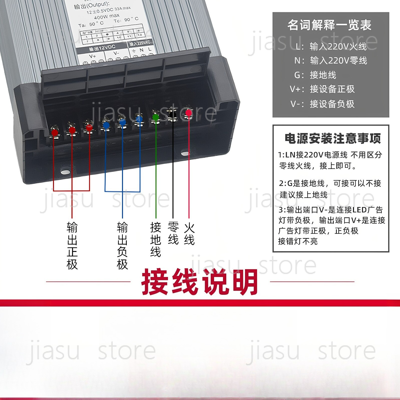 Outdoor LED rainproof switchin - Outdoor Lighting Transformer Box reseña y precio