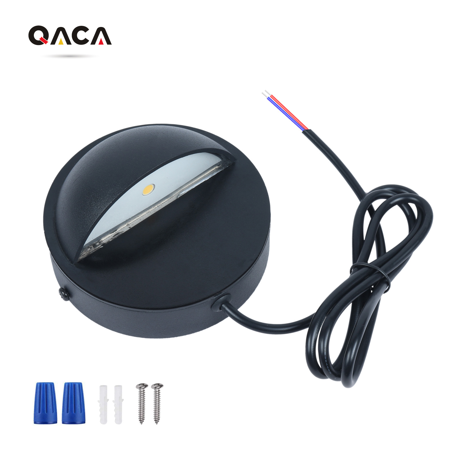 QACA Aluminum LED Deck Light O - Outdoor Yard Lighting Fixtures reseña y precio