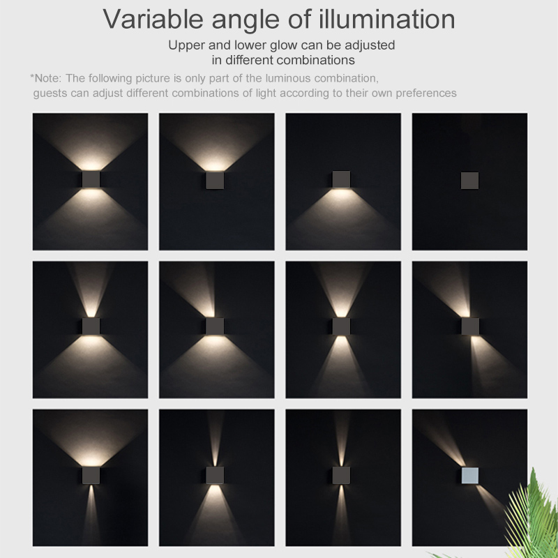LED Wall Lamps 7W Cold White W - Outdoor Lighting Up And Down reseña y precio