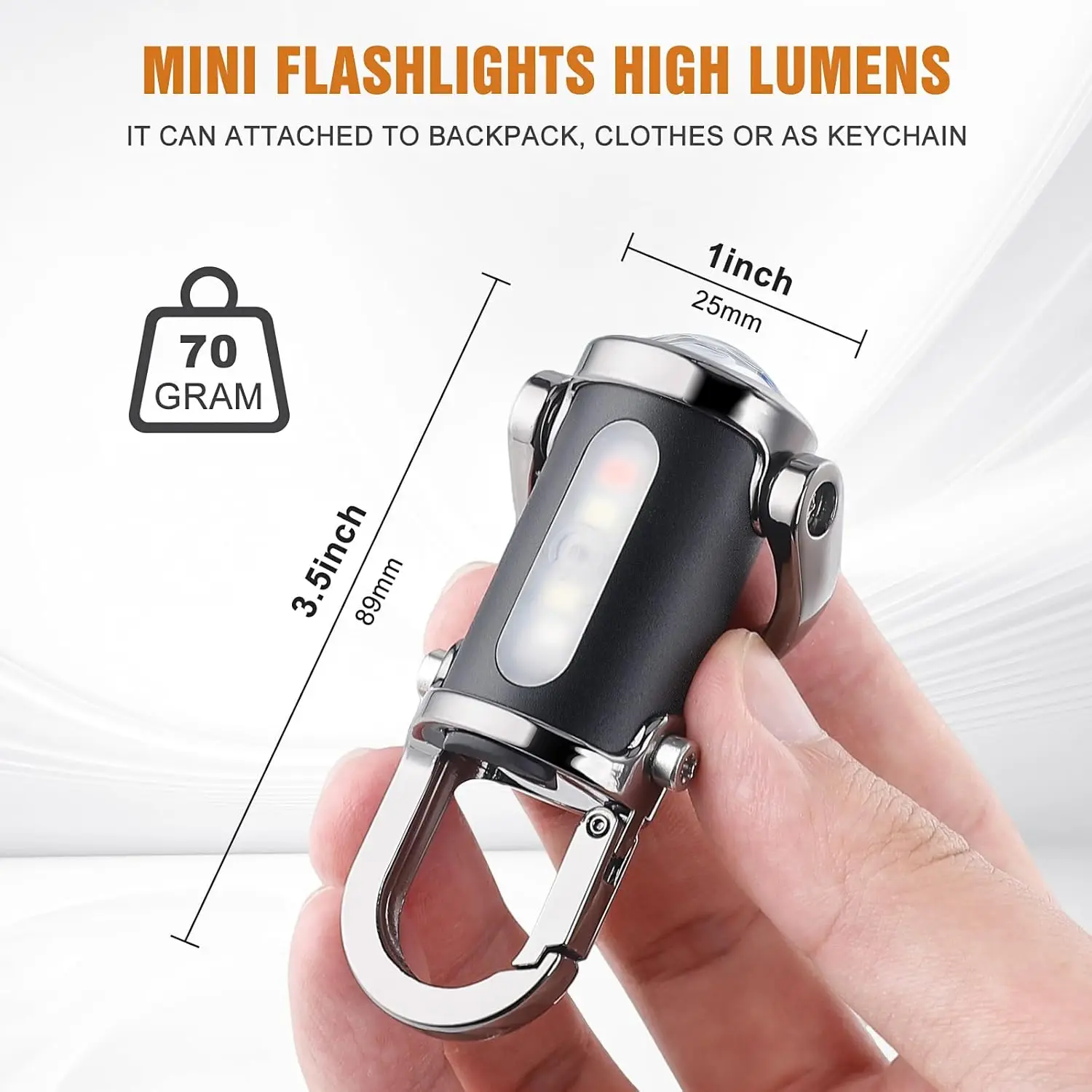 Mini Keychain Flashlight Recha - Outdoor Lighting Bollards reseña y precio