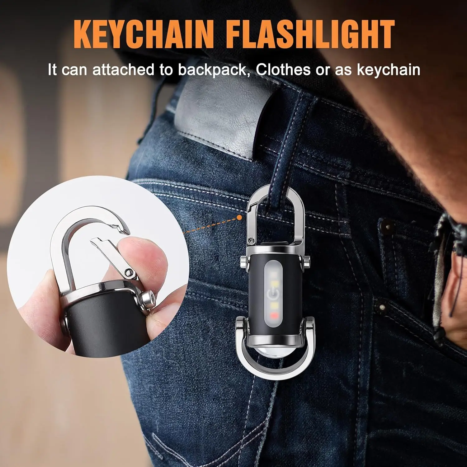 Mini Keychain Flashlight Recha - Outdoor Lighting Bollards reseña y precio