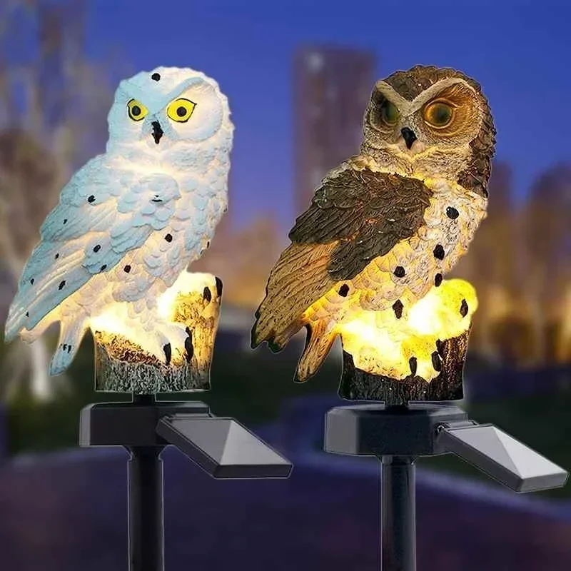 Owl Lights Outdoor Solar Power - Outdoor Lighting Pathway reseña y precio