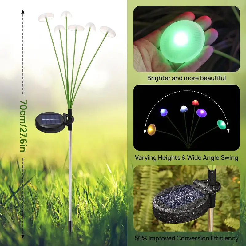 Solar Garden Lights Dual Mode  - Outdoor Lighting Pathway reseña y precio