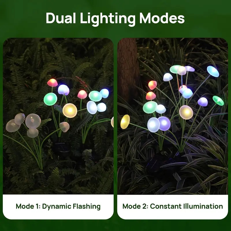 Solar Garden Lights Dual Mode  - Outdoor Lighting Pathway reseña y precio