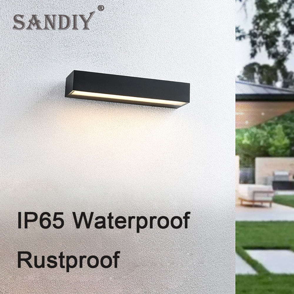 SANDIY Outdoor Wall Light Exte - Outdoor Yard Lighting Fixtures reseña y precio