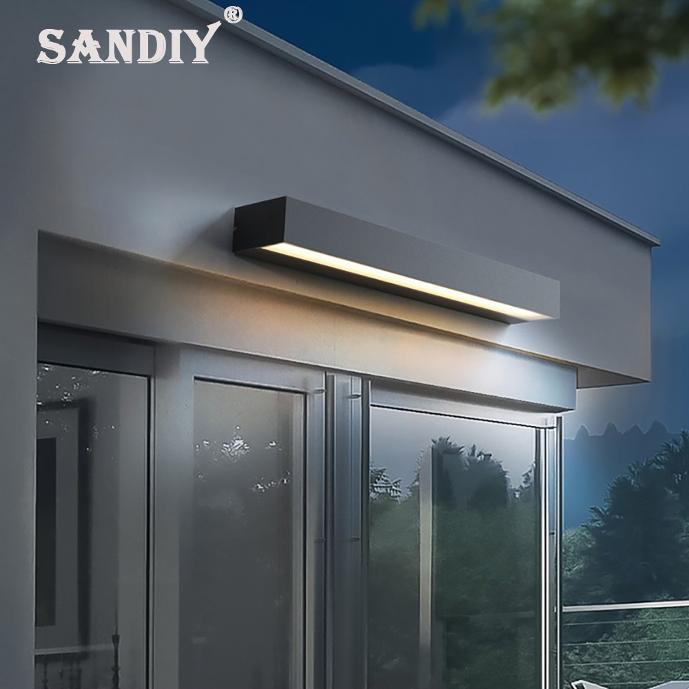SANDIY Outdoor Wall Light Exte - Outdoor Yard Lighting Fixtures reseña y precio