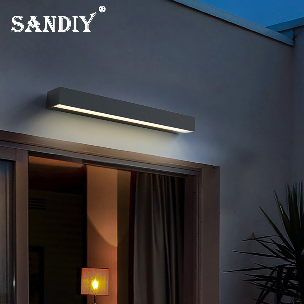 SANDIY Outdoor Wall Light Exte - Outdoor Yard Lighting Fixtures reseña y precio
