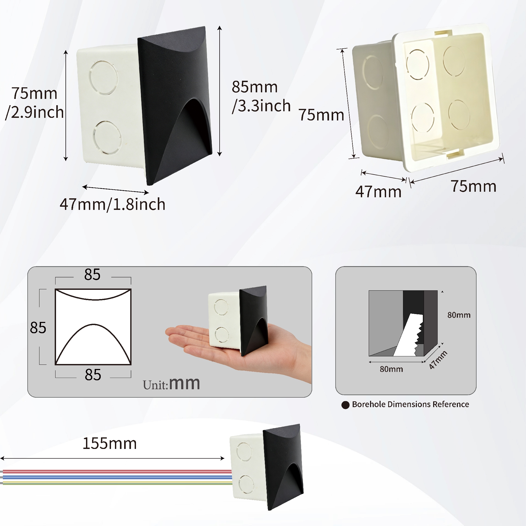 Led Stair Light Step Lights 3W - Outdoor Lighting Up And Down reseña y precio