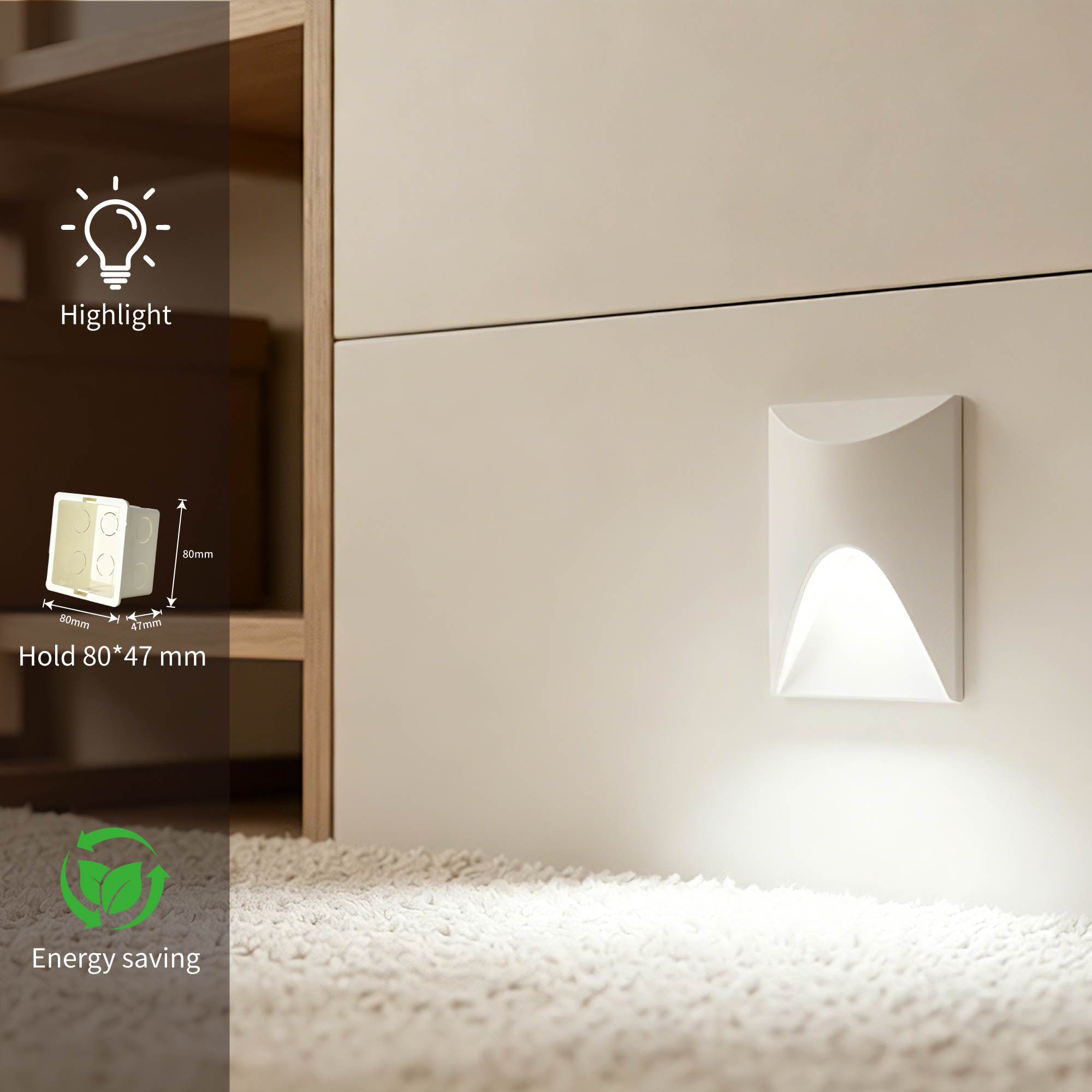 Led Stair Light Step Lights 3W - Outdoor Lighting Up And Down reseña y precio