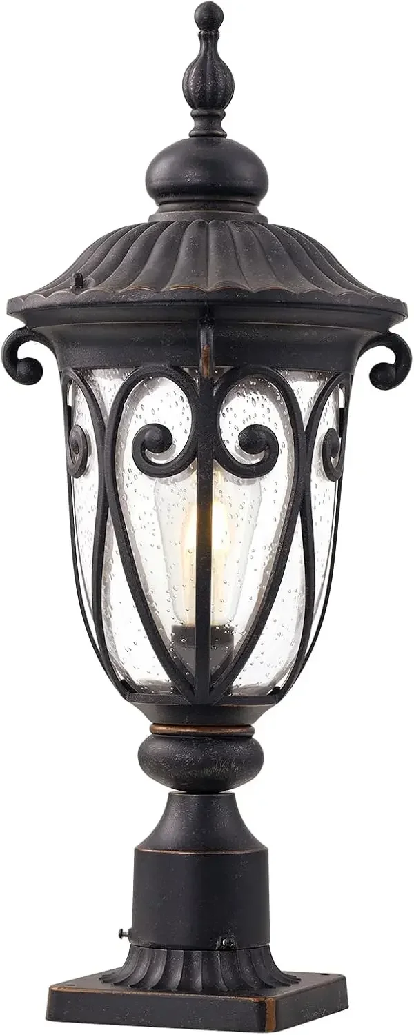 Outdoor Post Light Fixture wit - Outdoor Yard Lighting Fixtures reseña y precio