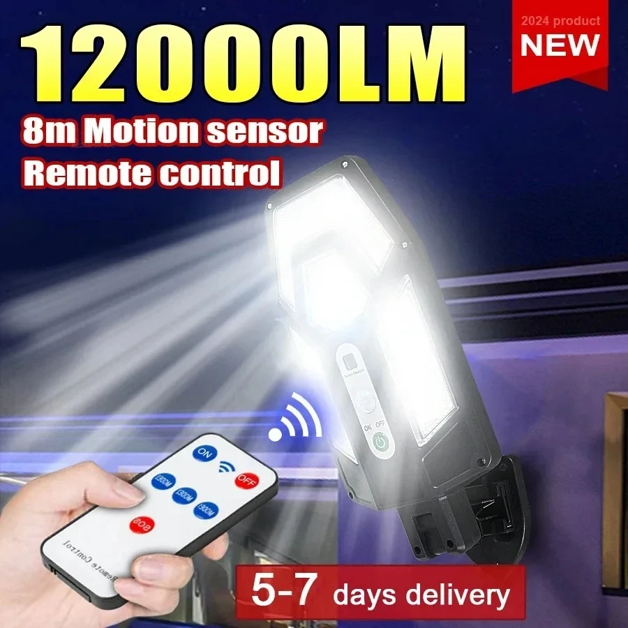 12000LM Powerful Solar Wall La - Outdoor Lighting For Backyard reseña y precio