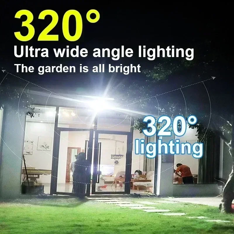 12000LM Powerful Solar Wall La - Outdoor Lighting For Backyard reseña y precio