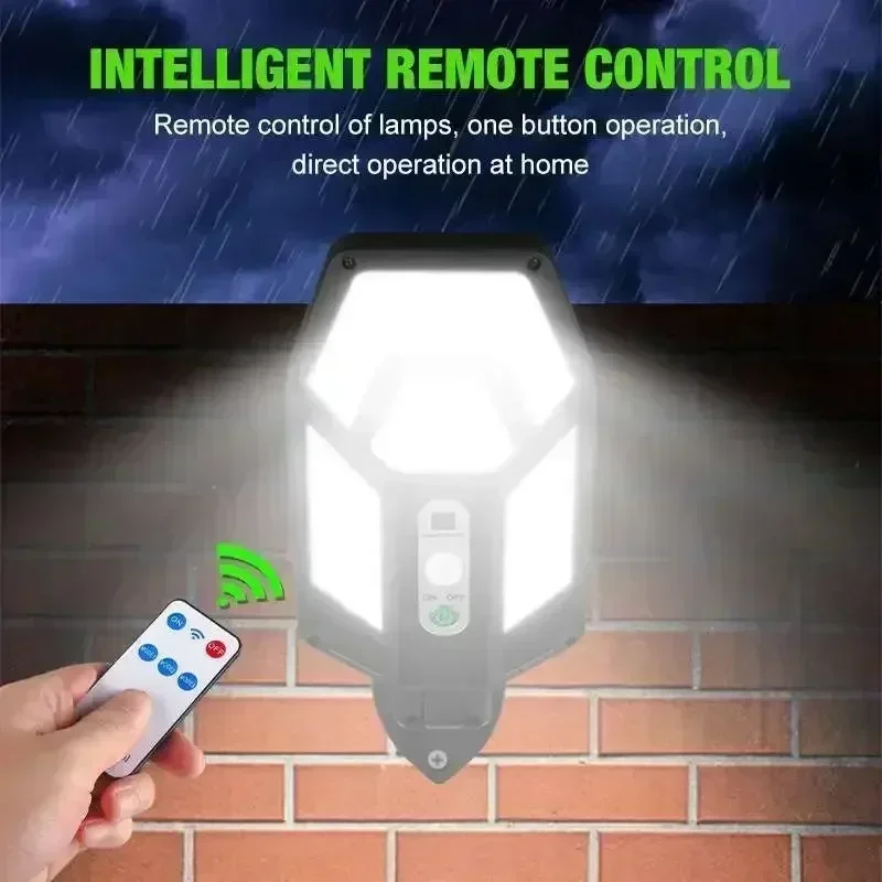 12000LM Powerful Solar Wall La - Outdoor Lighting For Backyard reseña y precio