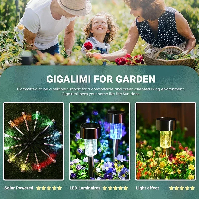 Solar Outdoor Lights Garden La - Outdoor Lighting On Fence reseña y precio