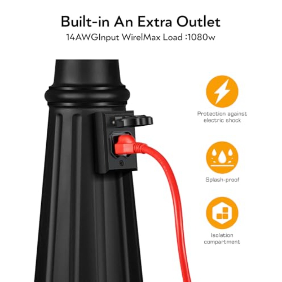 Dusk to Dawn Outdoor Post Ligh - Outdoor Lighting No Outlet reseña y precio