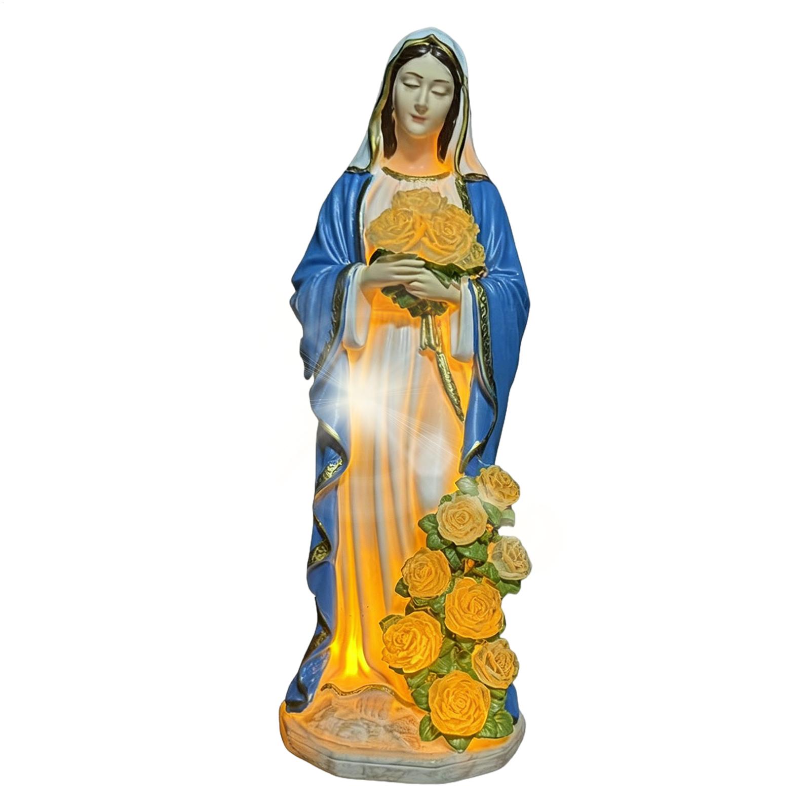 Virgin Mary Garden Light Garde - Outdoor Lighting For Backyard reseña y precio