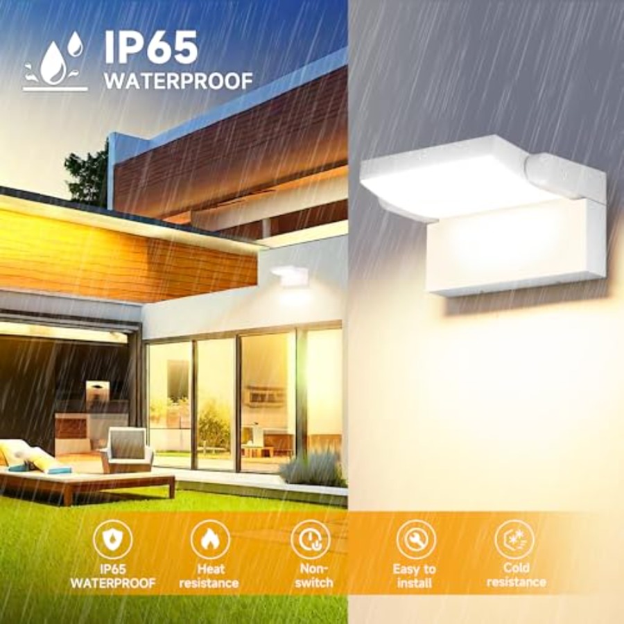 Outdoor LED Wall Light 40W Flo - Outdoor Yard Lighting Fixtures reseña y precio