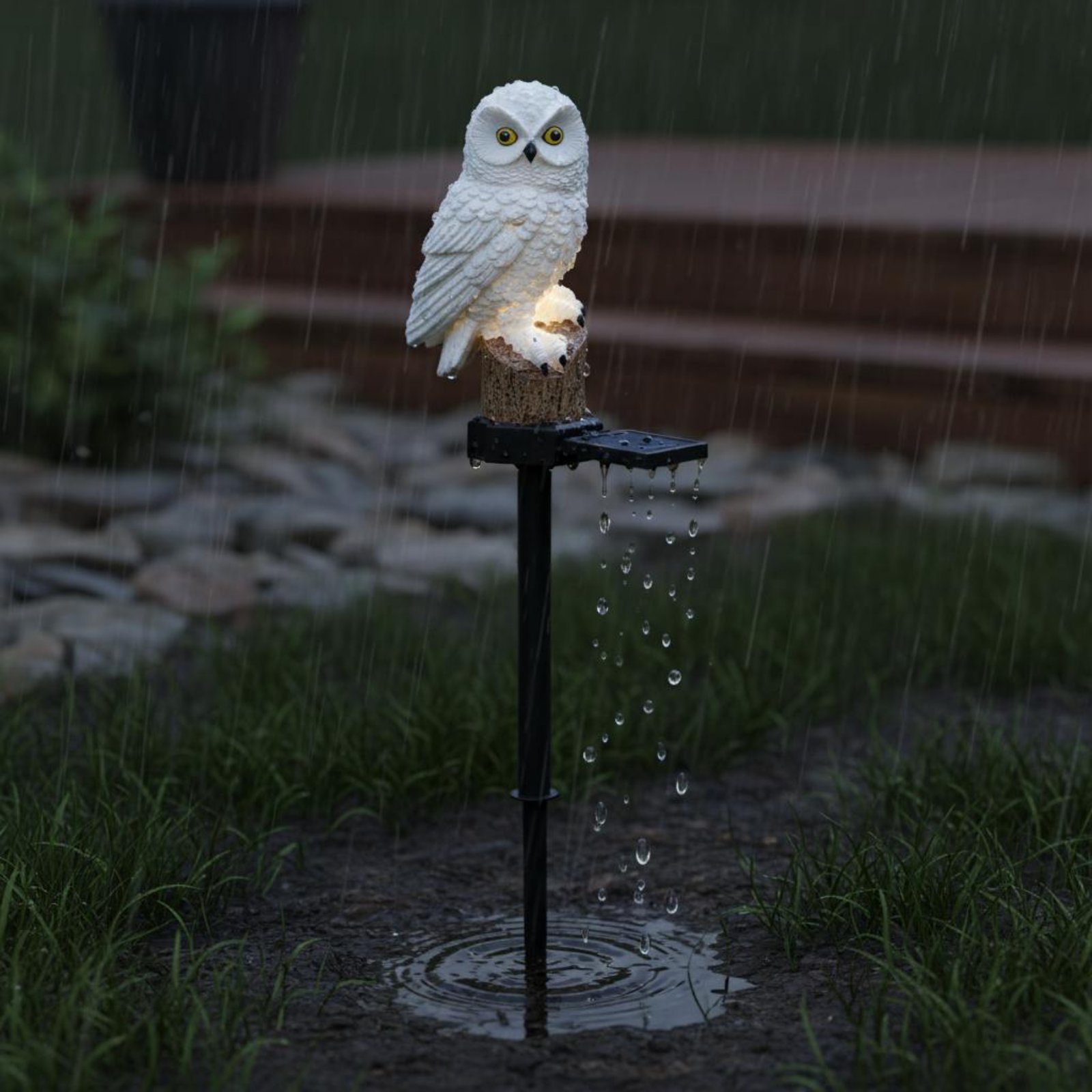 Solar Owl Stake Light Waterpro - Outdoor Lighting Pathway reseña y precio