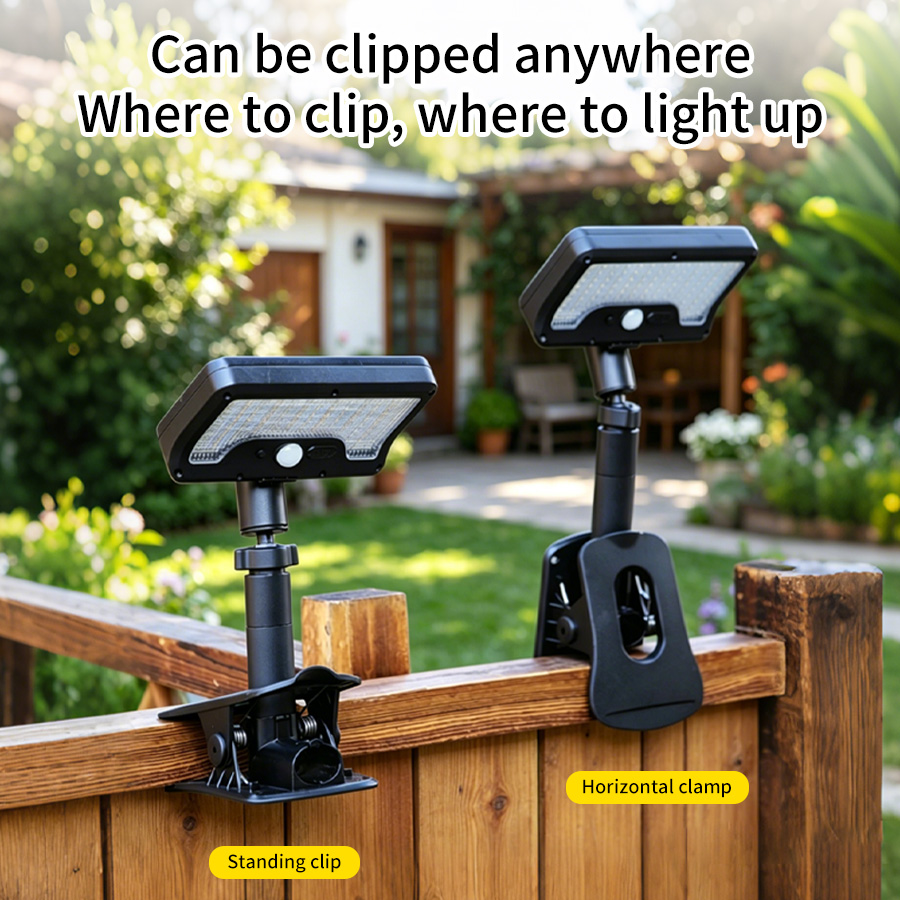 Solar LED Street Lights Outdoo - Outdoor Lighting On Fence reseña y precio