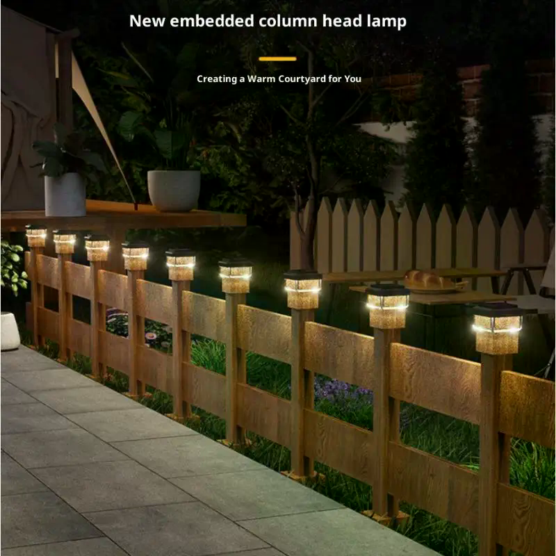 1Pcs IP65 Waterproof Solar Fen - Outdoor Lighting On Fence reseña y precio
