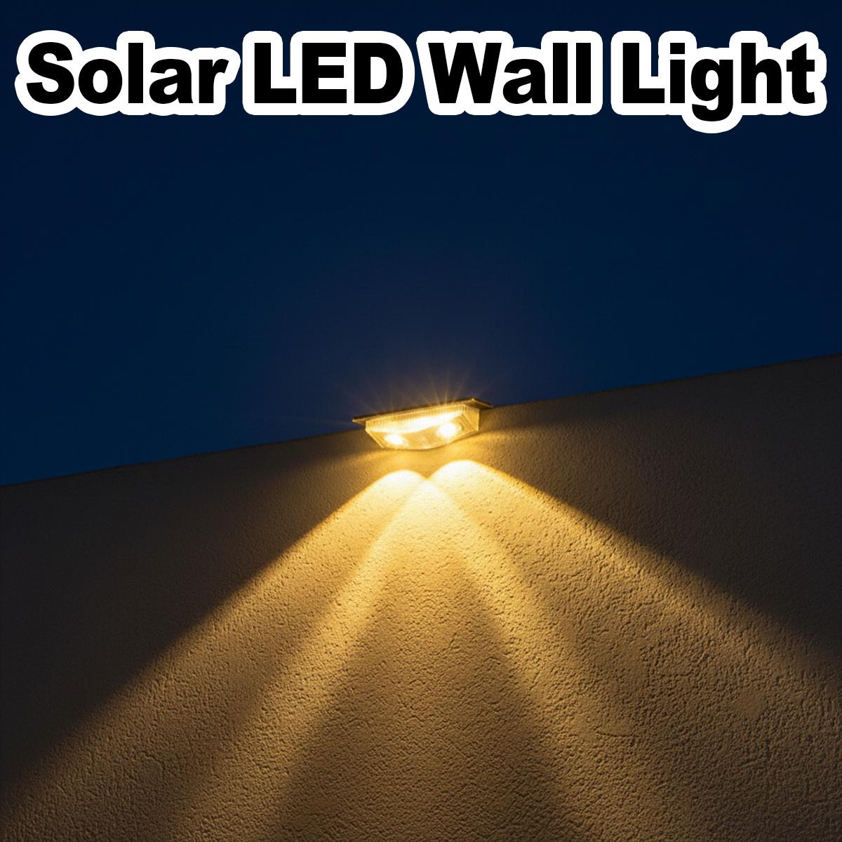 4Pcs Solar Fence Lights Light  - Outdoor Yard Lighting Fixtures reseña y precio