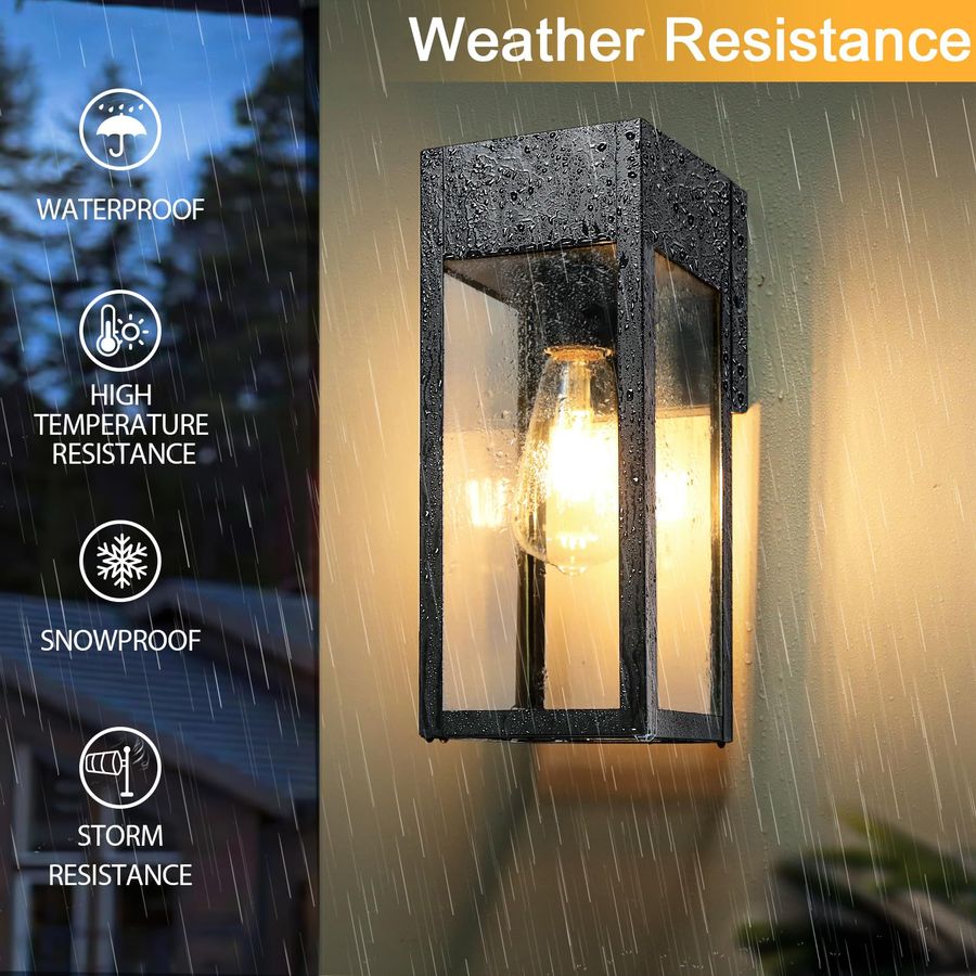 Pack Porch Lights Outdoor Wall - Outdoor Lighting No Outlet reseña y precio