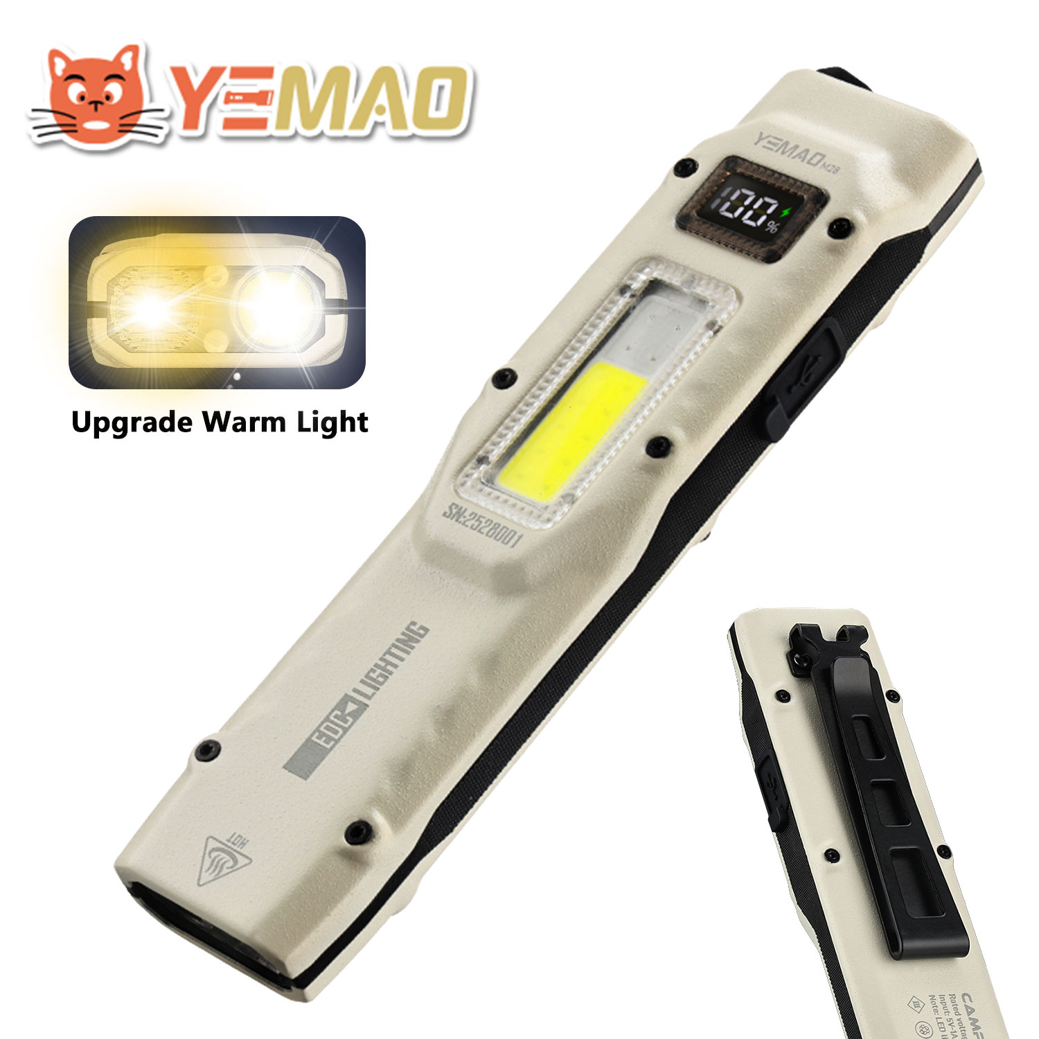 YEMAO M28 Super Bright EDC Fla - Outdoor Lighting Bollards reseña y precio