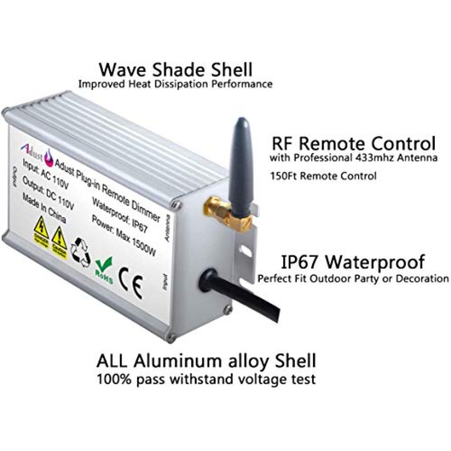 Outdoor Dimmer for String Ligh - Outdoor Lighting No Outlet reseña y precio
