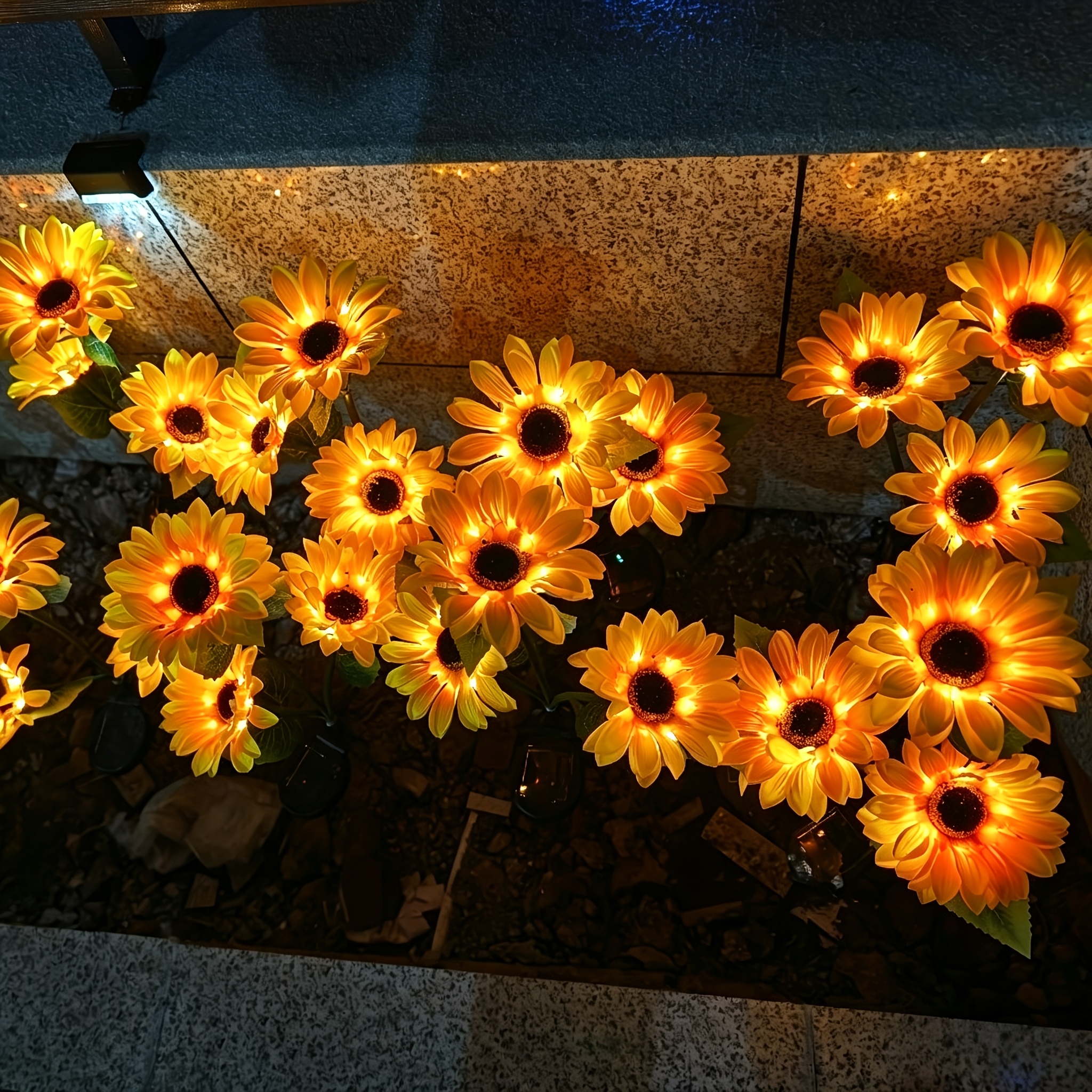 5pcs Solar Sunflower Lights, L - Outdoor Lighting Pathway reseña y precio