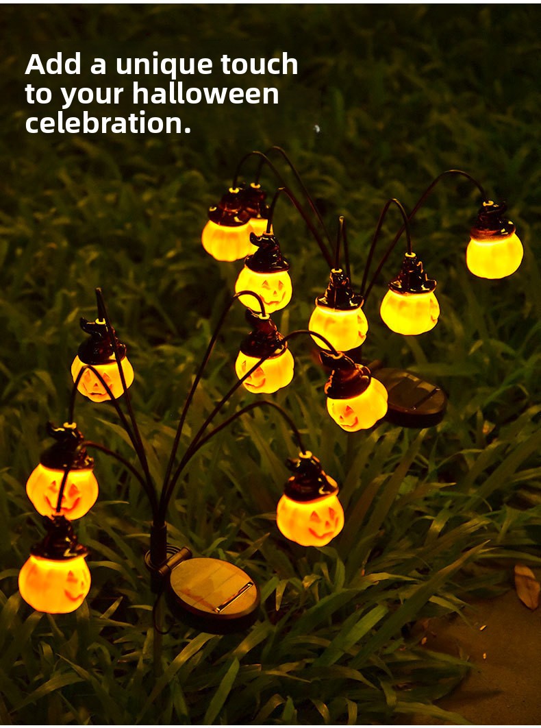 Solar Powered Halloween Pathwa - Outdoor Lighting Pathway reseña y precio