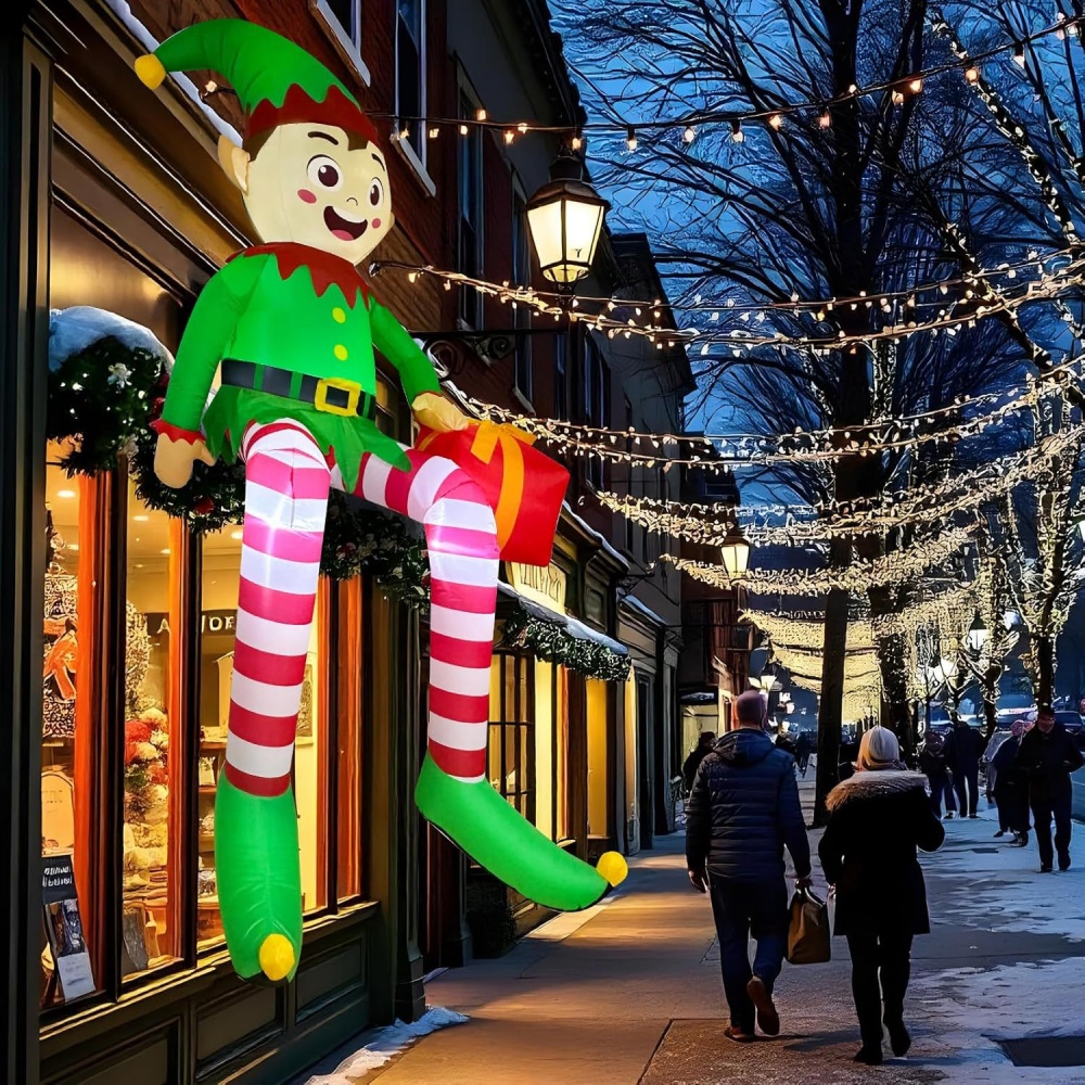 8FT Christmas Inflatables Sitt - Outdoor Lighting For Backyard reseña y precio