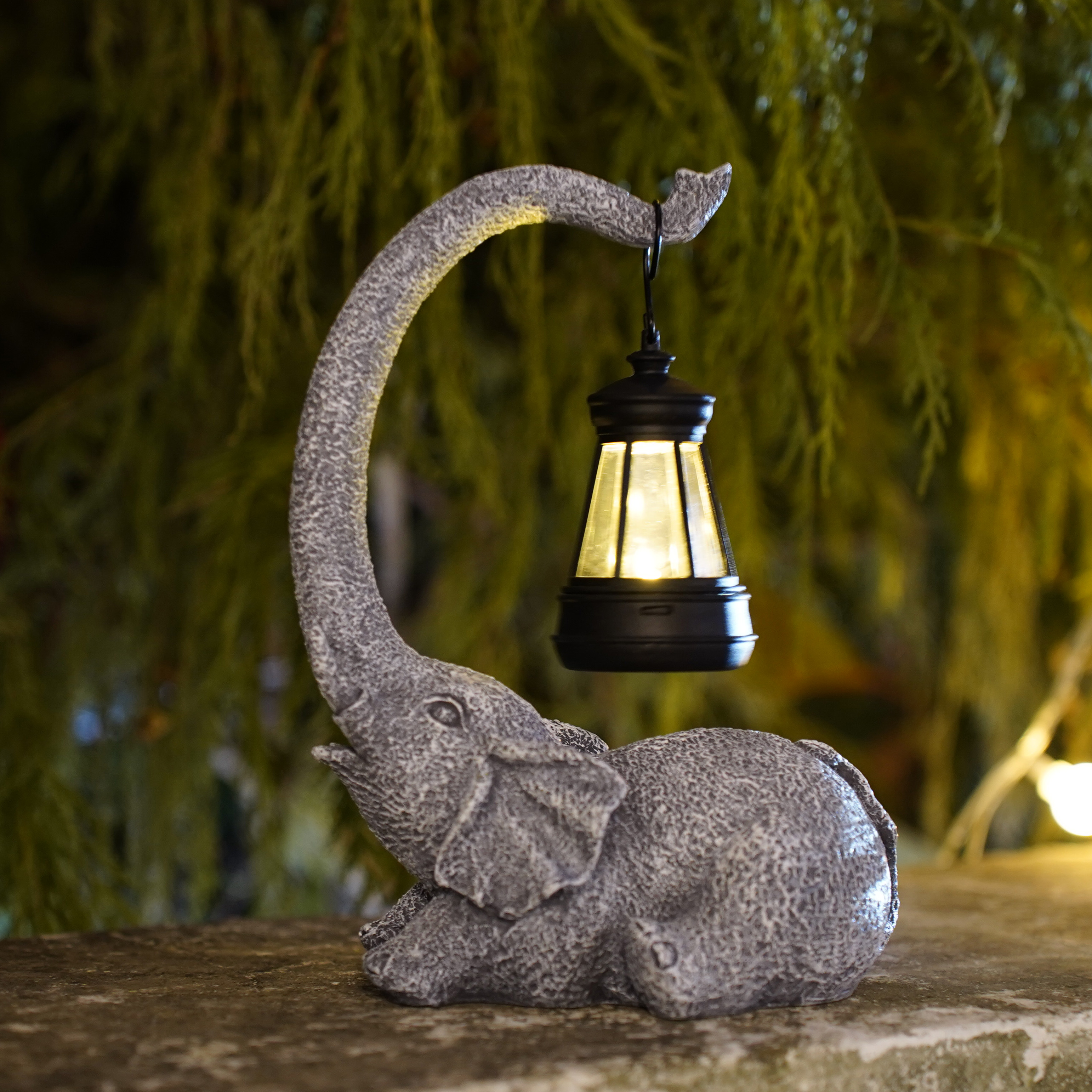Outdoor elephant solar light,  - Outdoor Lighting Manufacturers reseña y precio