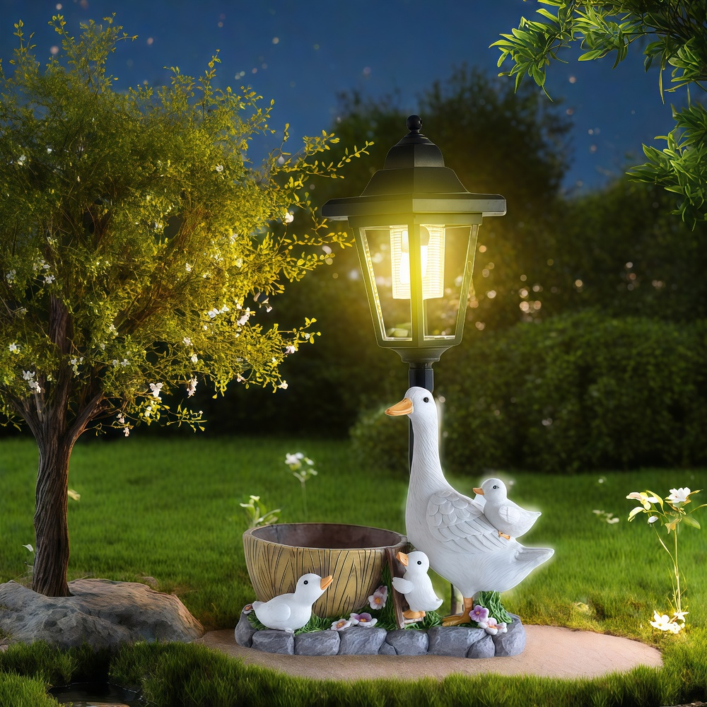 Solar Duck Night Light Garden  - Outdoor Lighting Manufacturers reseña y precio
